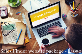 Sales Finder website package by Catchy web design