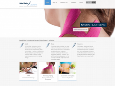 Catchy web design small business website